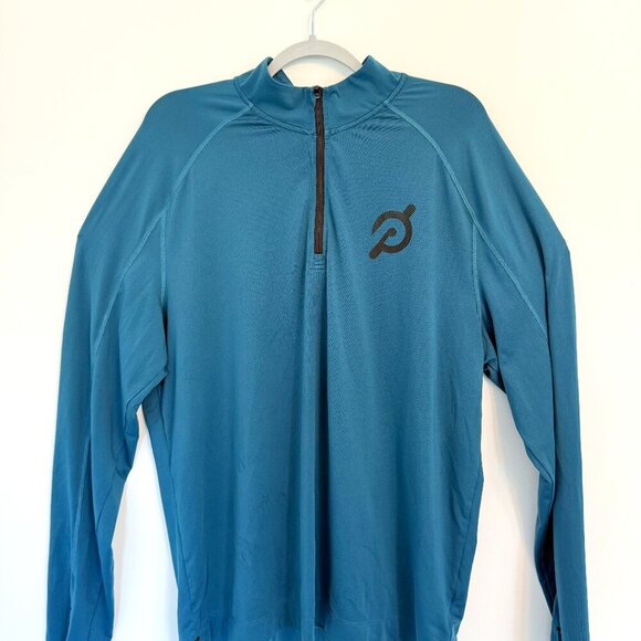 💪 PELOTON Quarter Zip Pullover - Blue - Men's XL 💪 - RHONE - Picture 1 of 3